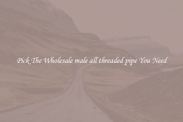 Pick The Wholesale male all threaded pipe You Need
