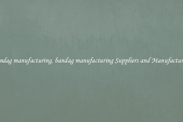 bandag manufacturing, bandag manufacturing Suppliers and Manufacturers