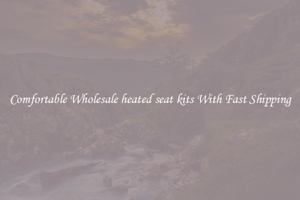 Comfortable Wholesale heated seat kits With Fast Shipping