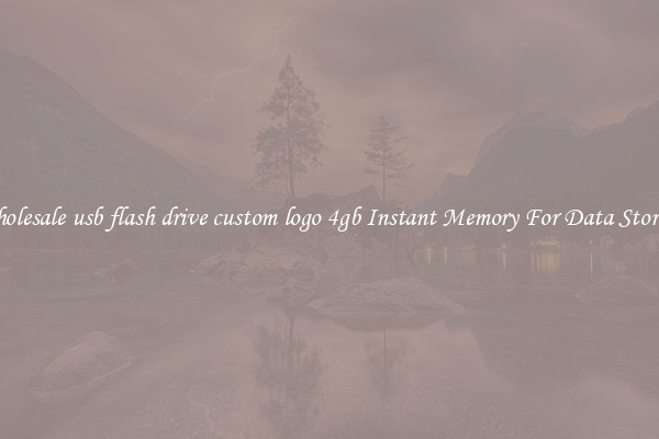 Wholesale usb flash drive custom logo 4gb Instant Memory For Data Storage