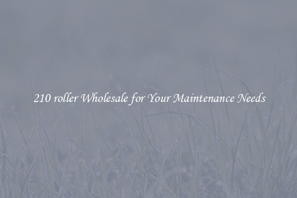 210 roller Wholesale for Your Maintenance Needs