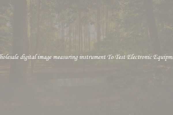 Wholesale digital image measuring instrument To Test Electronic Equipment