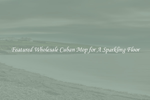 Featured Wholesale Cuban Mop for A Sparkling Floor